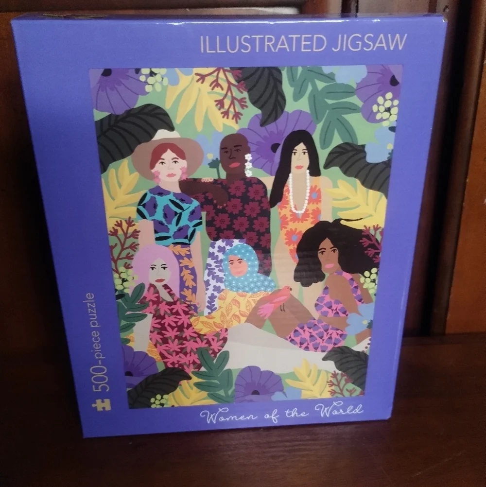 New 3 Lot Of Illustrated Jigsaw Puzzle Set
